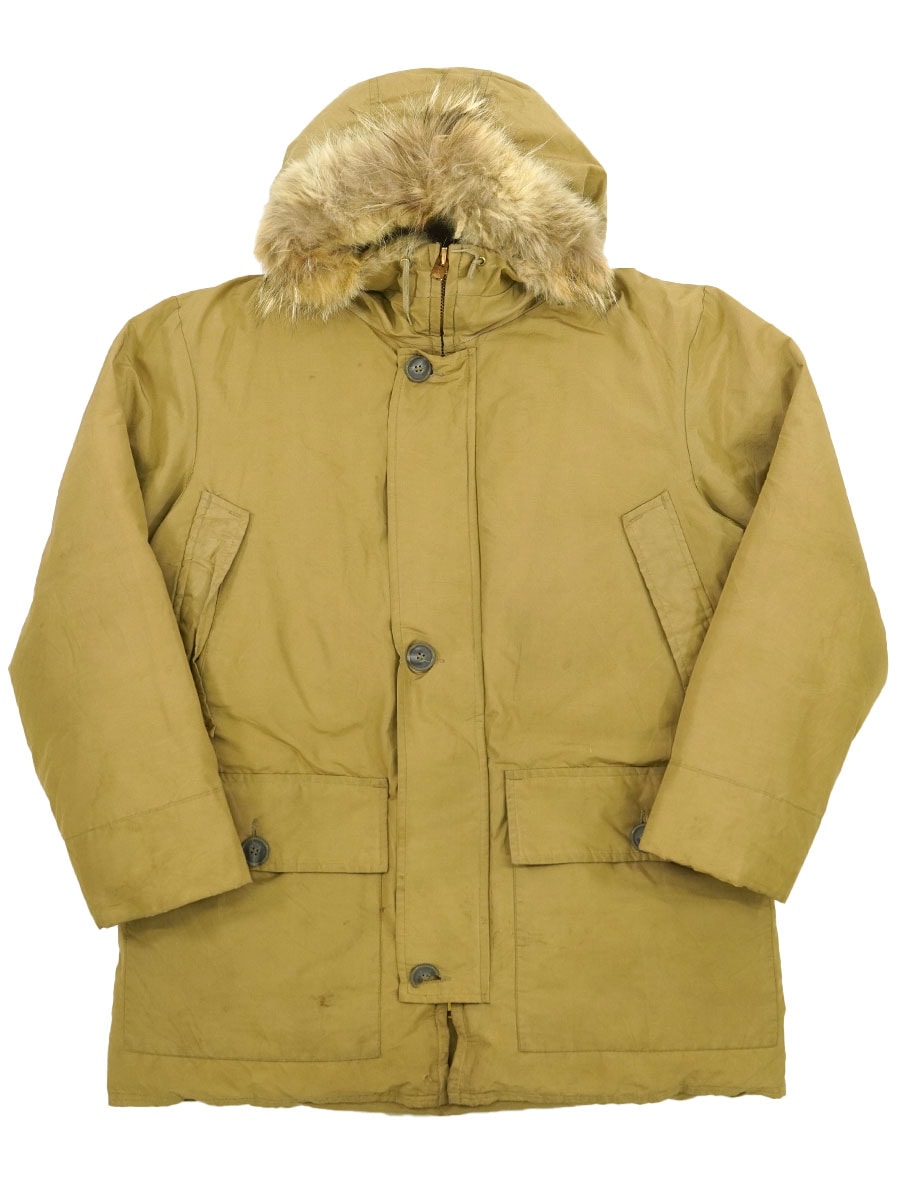 80's～ 黒タグ エディーバウアー ポーラーパーカー タン 実寸(L位