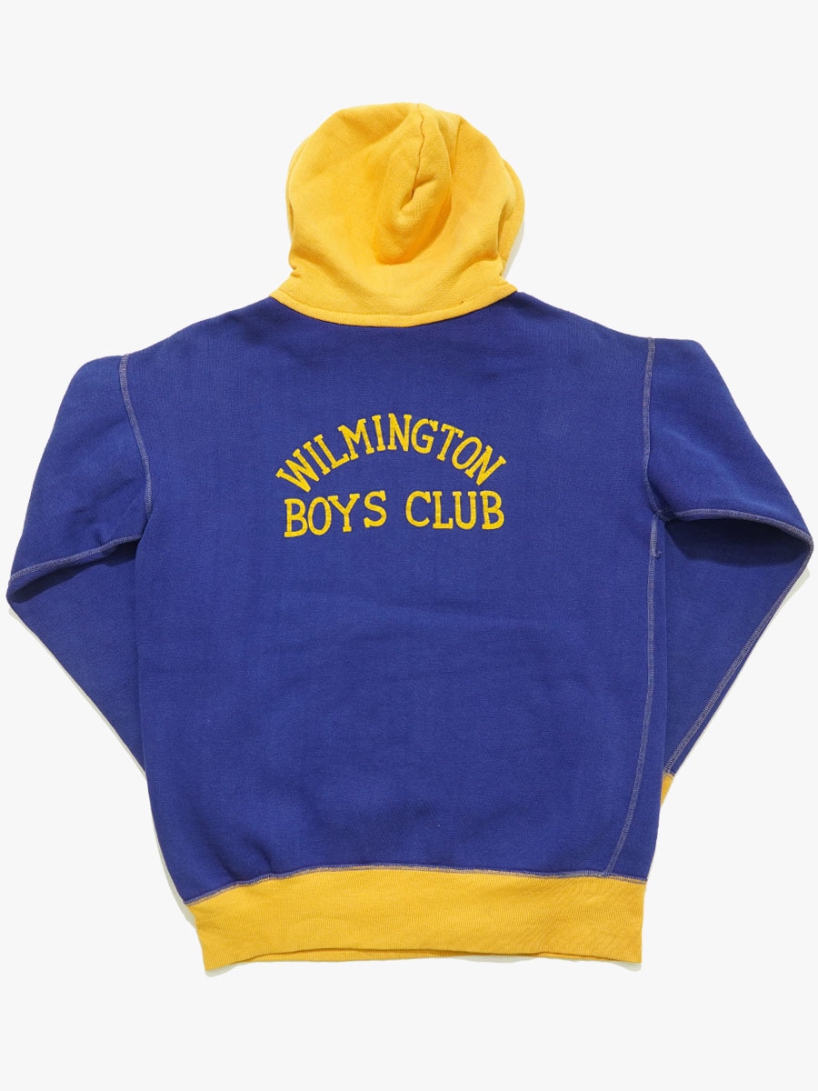 50's 後付けスウェットパーカ ドラポケ ''WILMINGTON～'' ネイビー