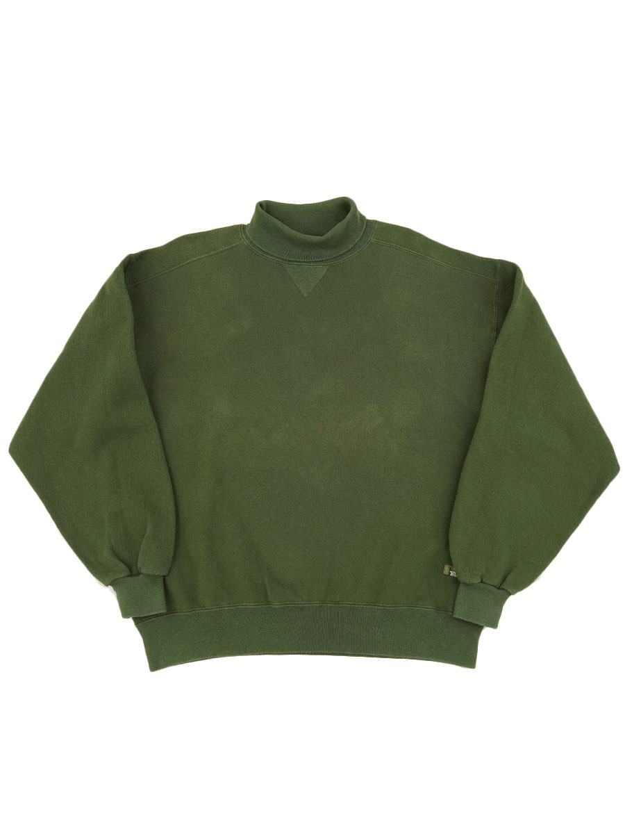 90's L.L.BEAN by RUSSELL ATHLETIC 前V タートルネック スウェット
