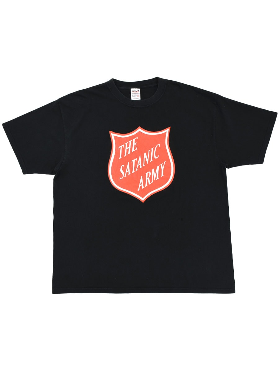 00's anvil マリリン・マンソン ''THE SATANIC ARMY'' 両面プリント T