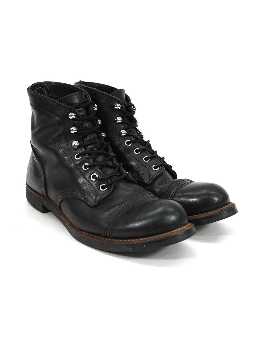 USA製 RED WING #8114 アイアンレンジャー ブラック 表記(8 D
