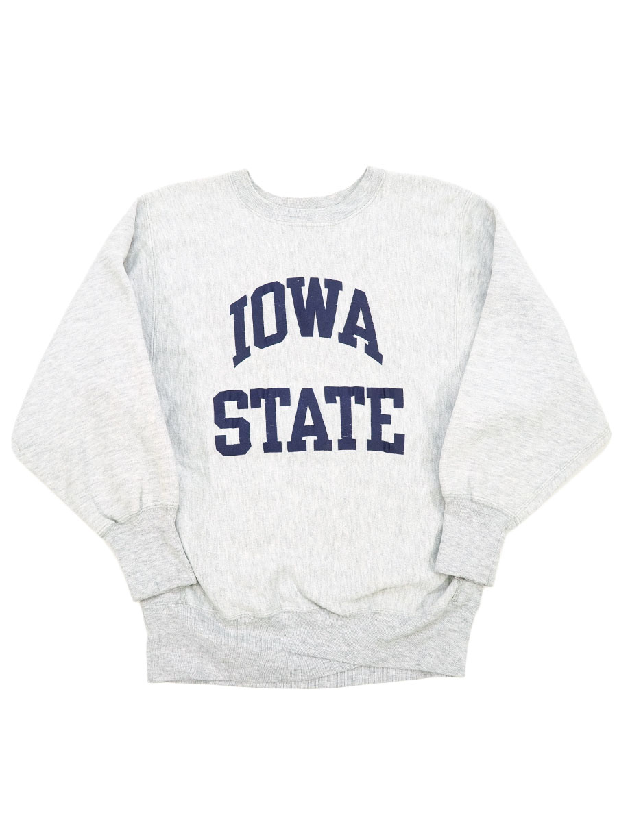 90'S CHAMPION REVERSE WEAVE CREW ''IOWA STATE'' (SIZE. MEDIUM