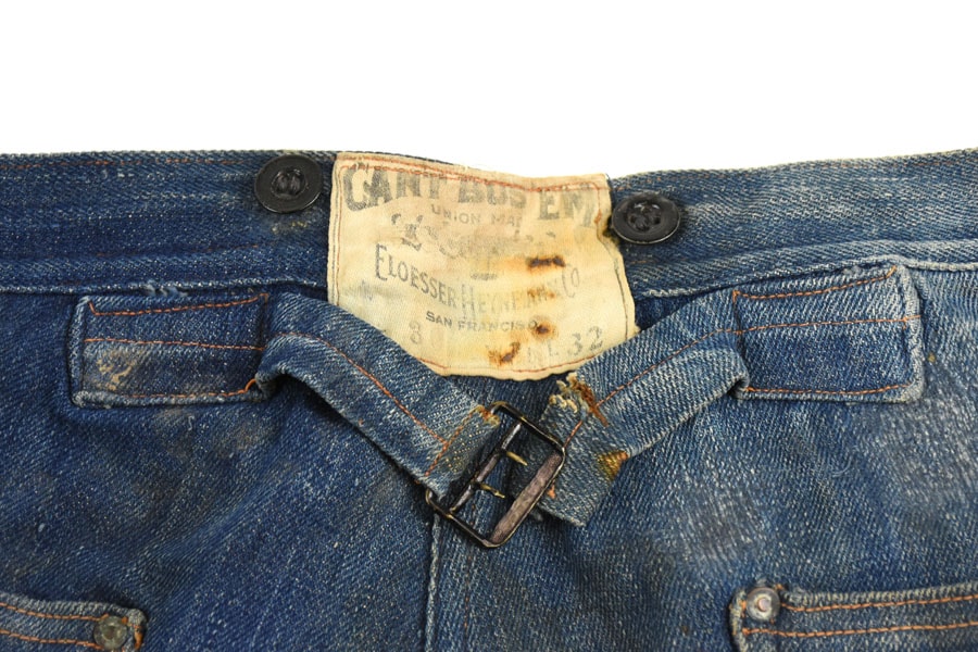 1900's CAN'T BUST'EM Denim Waist Overalls 表記(36x32) | すべての