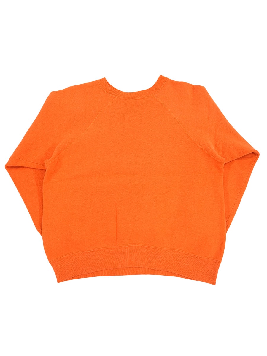 60's ''WINBURN WARRIORS'' 3段フロッキープリント ラグランスウェット