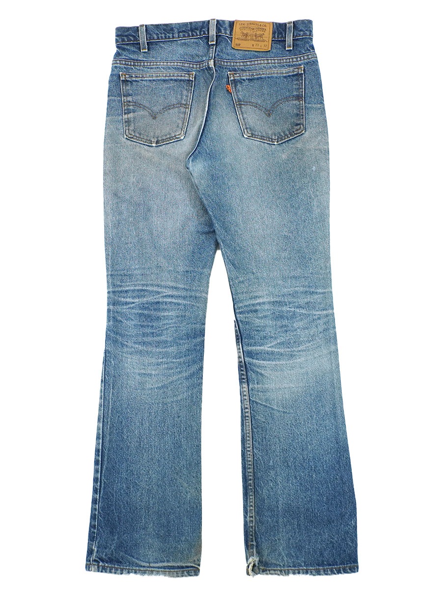 90's Levi's 517 オレンジタブ デニムパンツ 良色落ち 表記(33x32