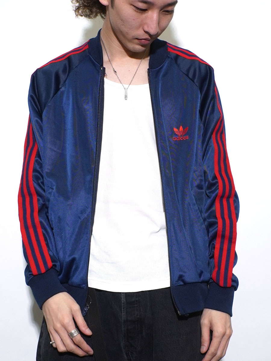70's adidas ATPジャージ ネイビー×レッド 表記(M) USA製 | SOLD OUT