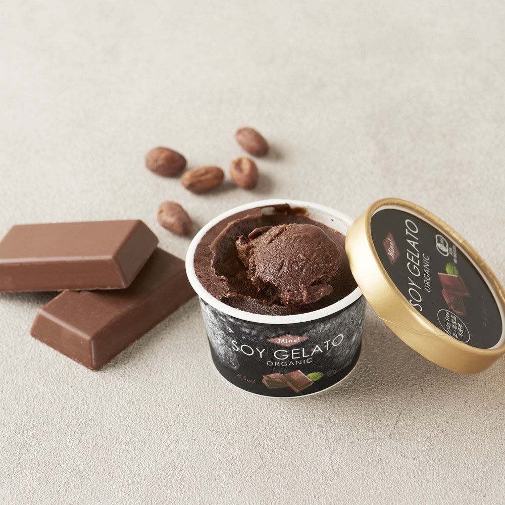 豆乳アイス】Mine! オーガニックSOYジェラート85mlx4個セット（ﾊﾞﾆﾗ×2