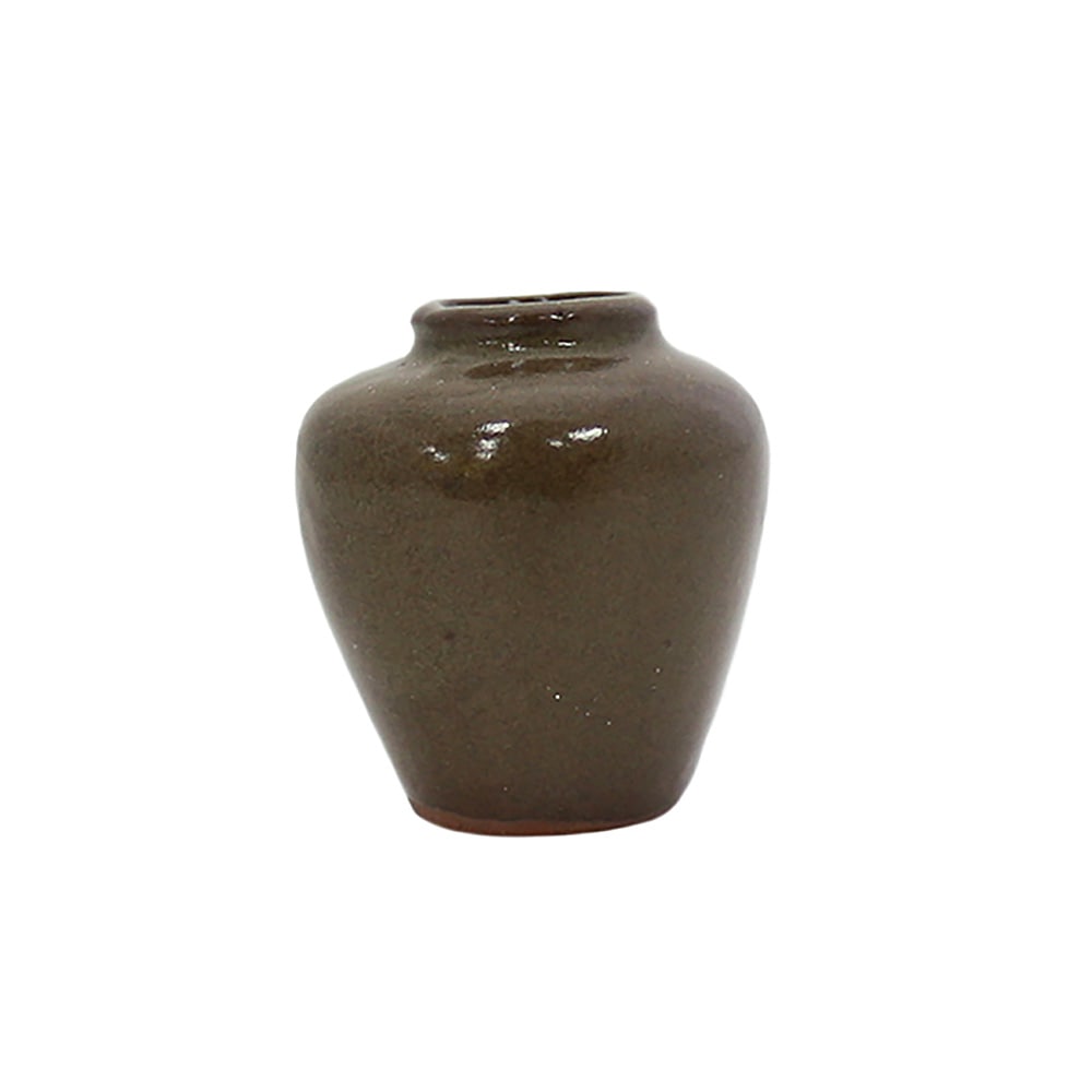 陶器 壺 茶色 | ミニチュアパーツ | ビリーの手作りドールハウスキット