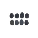 ホットストーン 背中用玄武岩 8個セット(アリゾナ)(大きさ約5-9cm薄い