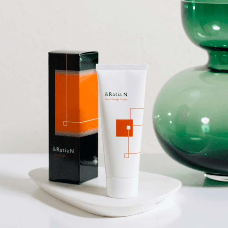 フェイスマッサージクリーム 100g アンドラティアエヌ ＆RatiaN 店販可
