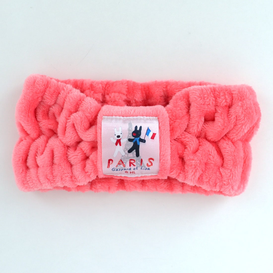 リサとガスパール ヘアバンド＆洗顔ネット ポーチセット レッド