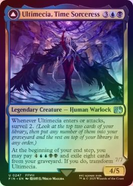 ☆SALE☆【FOIL】【英】未来の魔女、アルティミシア/Ultimecia, Time