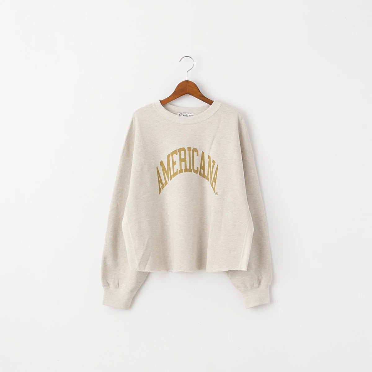 Americana アメリカーナ 14G 裏毛 クロップド カットオフ スウェット 4
