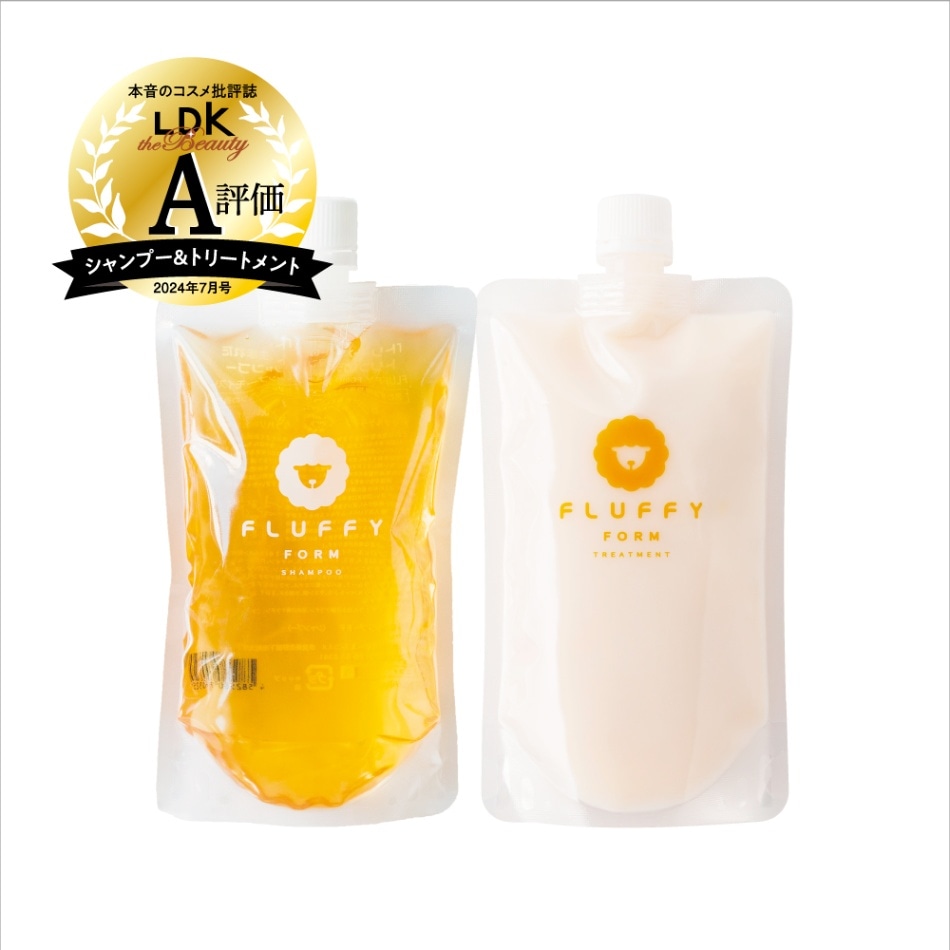 FLUFFY FORM ケラチン配合シャンプーモイスト＆トリートメントモイスト