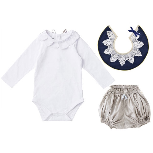 MARLMARL（マールマール） × ブリベビ 3点セット（スタイ・ボディ