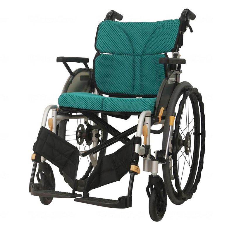 自走用車椅子AR－501 背折れ・介助ブレーキ付・肘跳ね上げ