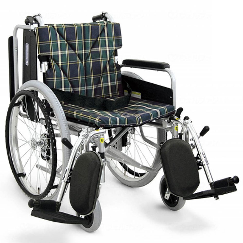 自走用車椅子KA822－45B－M 中床 介助ブレーキ・肘跳上げ・脚