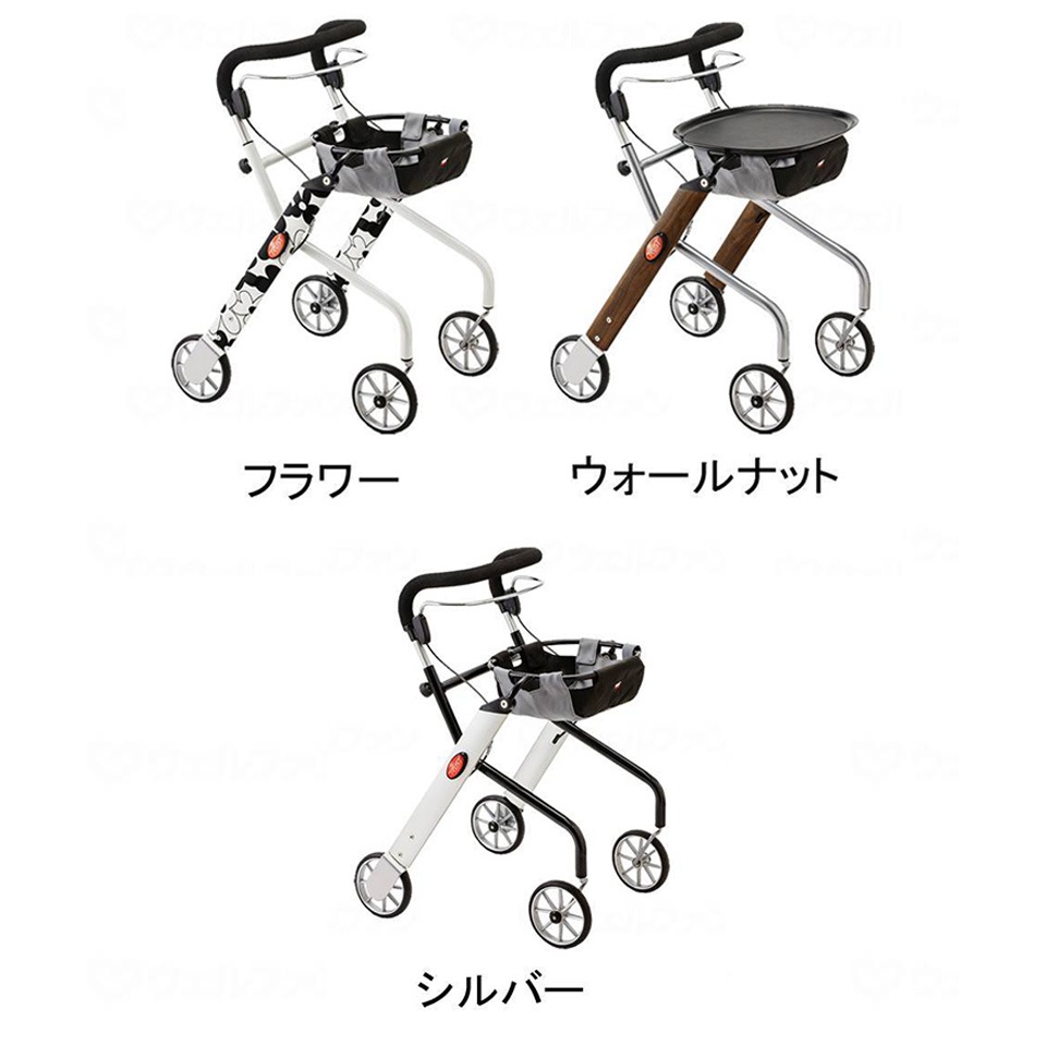 室内用歩行車レッツゴーミニ シルバー ｜ シルバーカー・歩行器,歩行器