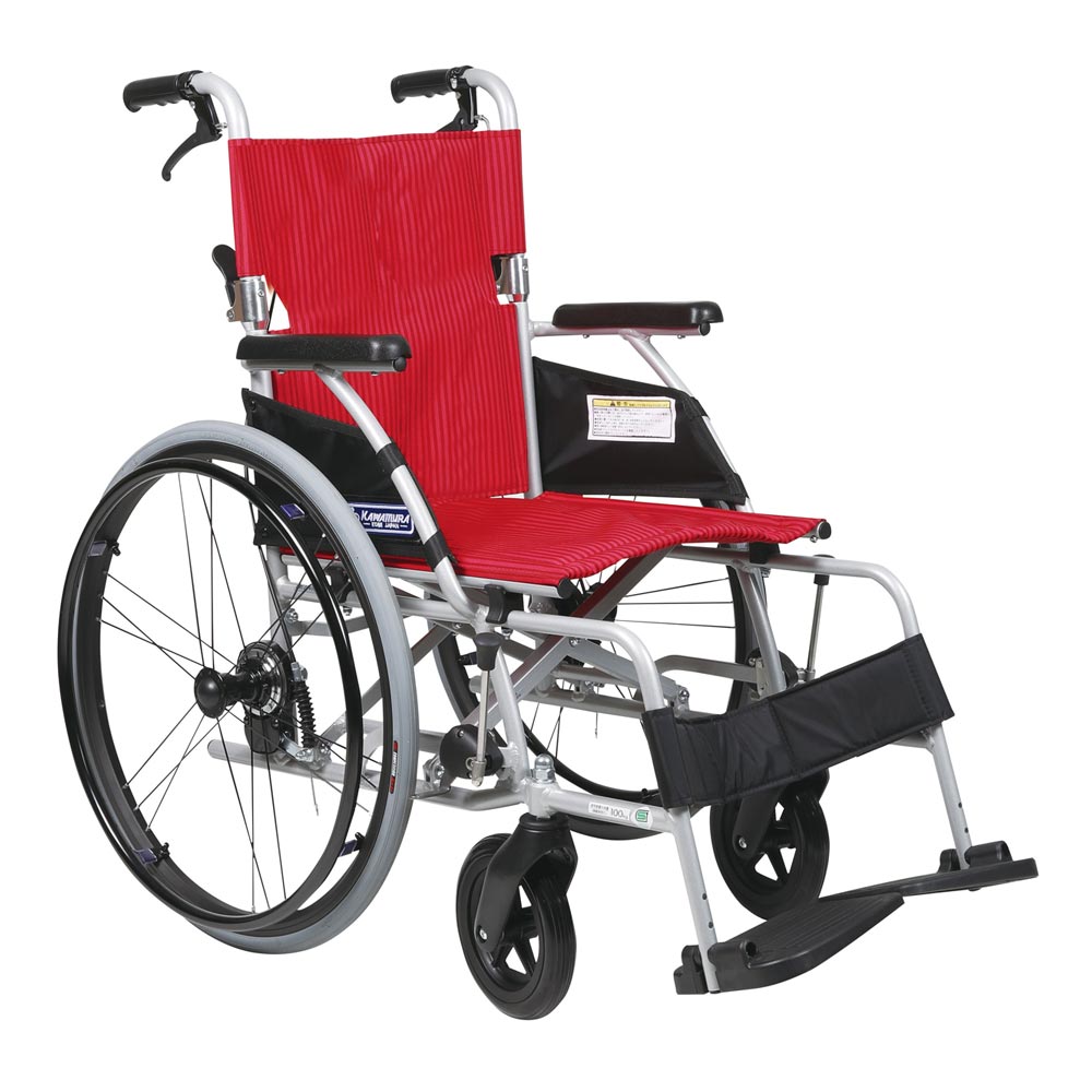 自走用車椅子 BML22-40SB 前輪7インチ・ノーパンクタイヤ・介助