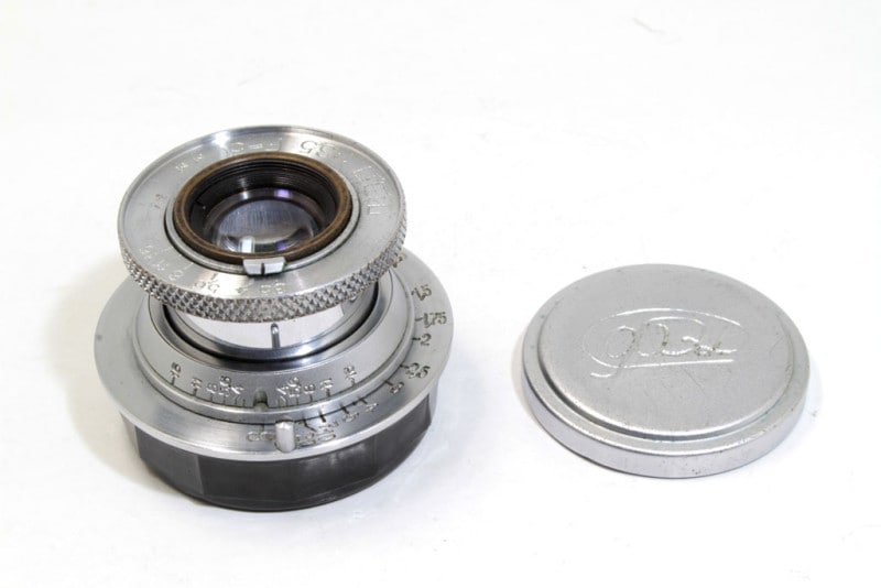 中古 ロシア製 Industar-10 フェド50mm F3.5 沈胴(現状品) 程度:B（並品）