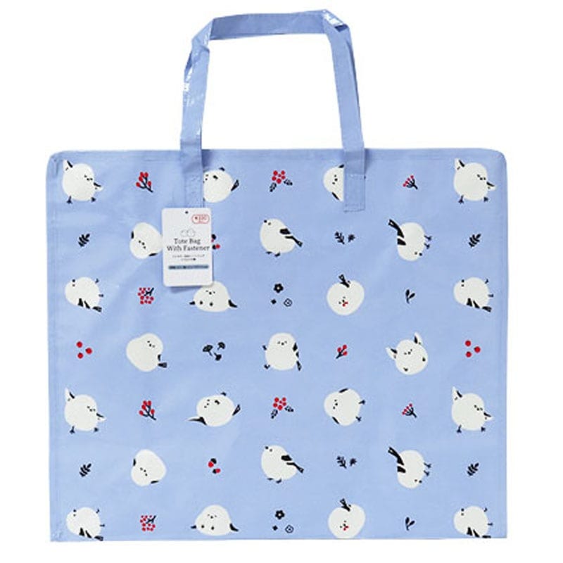 ファスナー付トートバッグシマエナガ【公式】≪1個からお届け≫Can