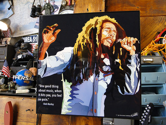 ボブ・マーリー ポップアートフレーム （シング） ボブマーリー #110の