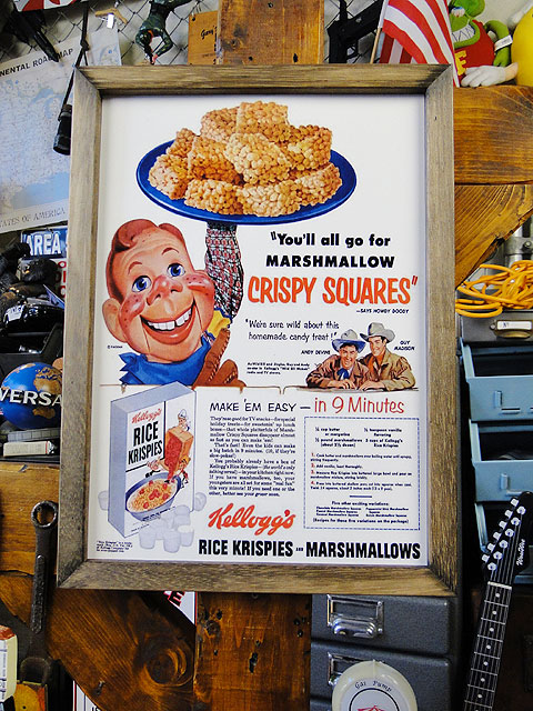ポスターフレーム （ケロッグ/ライスクリスピー/マシュマロ） ポスター