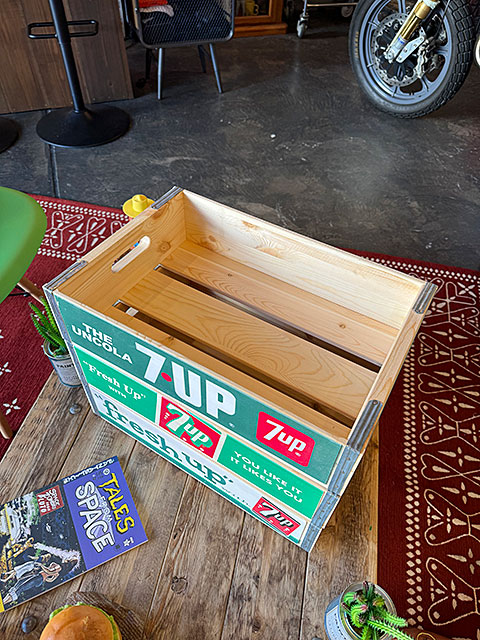 7UP セブンアップ ウッドクレート ソーダ木箱 （3個セット）の通販