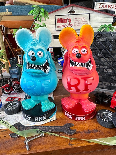 ファンコ ラットフィンク ボビングヘッド （2体セット/アイスブルー