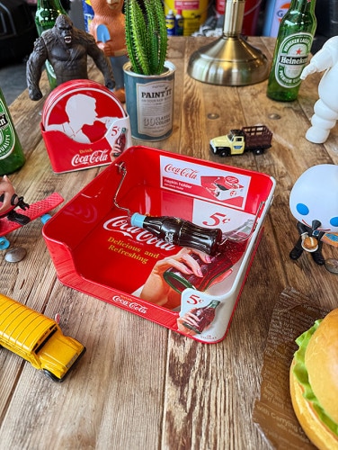 コカ・コーラ ブリキ看板 （コンツアーボトル アンティーク）の通販