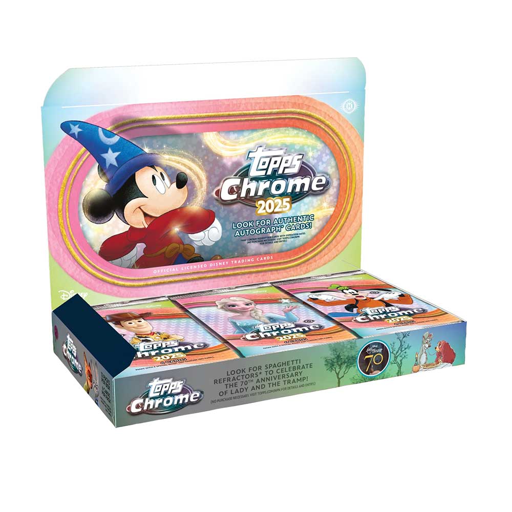 2025 Topps Chrome Disney Hobby Box 9/25入荷 ｜カードファナティック