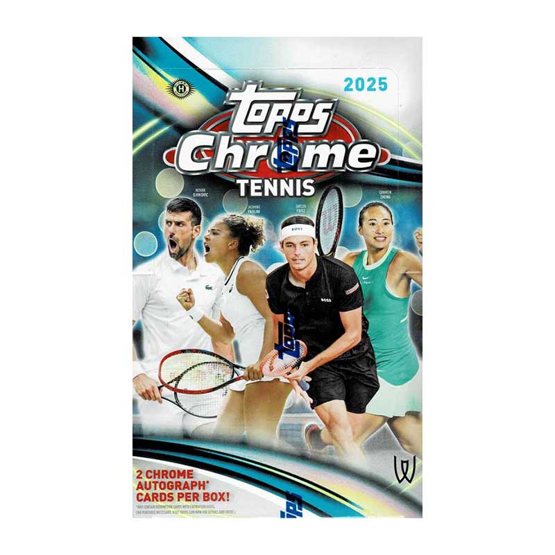 2025 Topps Chrome Tennis Hobby Box 2/7入荷 ｜カードファナティック