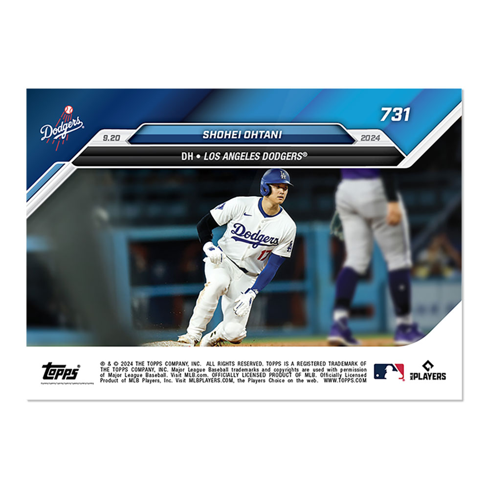 大谷翔平 #731 メジャーリーグ史上初となる52/52クラブのメンバーと