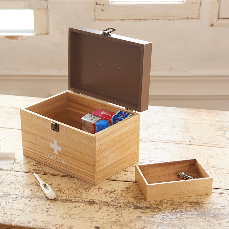 木製救急箱 | ホームアクセサリー,救急箱 | Chatani interior store