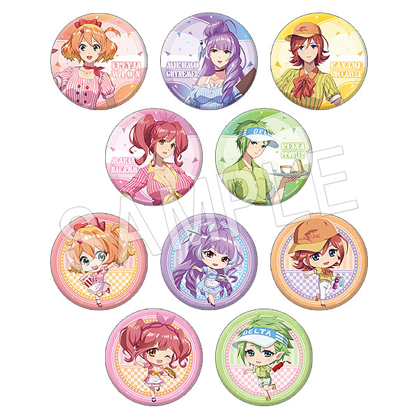 マクロスΔ トレーディング缶バッジ カフェVer.(pcs) | ま行,マクロス