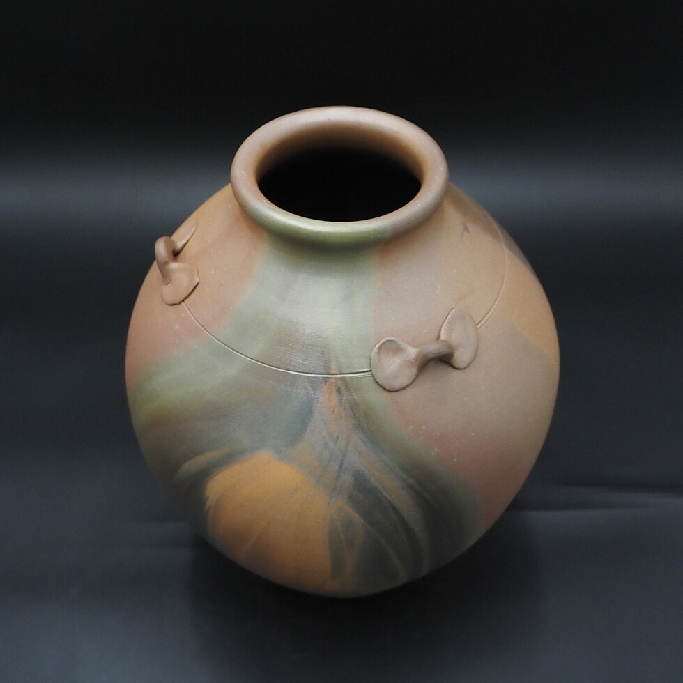 アウトレット(B級)品】忠孝オリジナル陶器「琉球城焼 三升空甕（5400ml