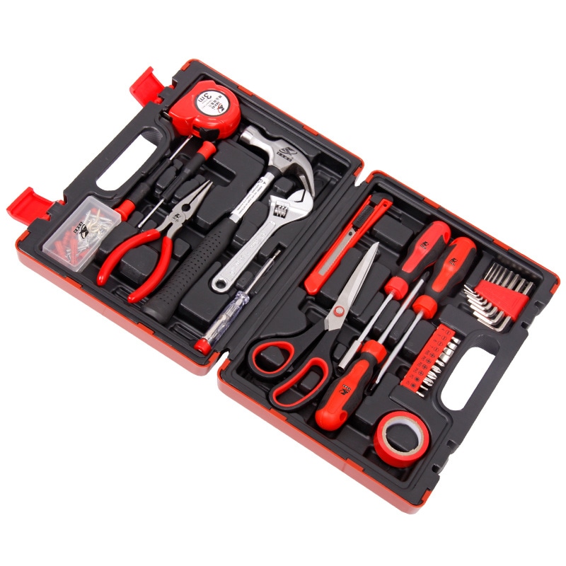 工具セット 32点 ツールセット DIYセット 作業セット 道具箱 小ねじ