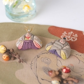 木目込み人形 ｜ 岡本 理香｜布工房 ippon｜置物 ｜ 糸島くらし×ここのき