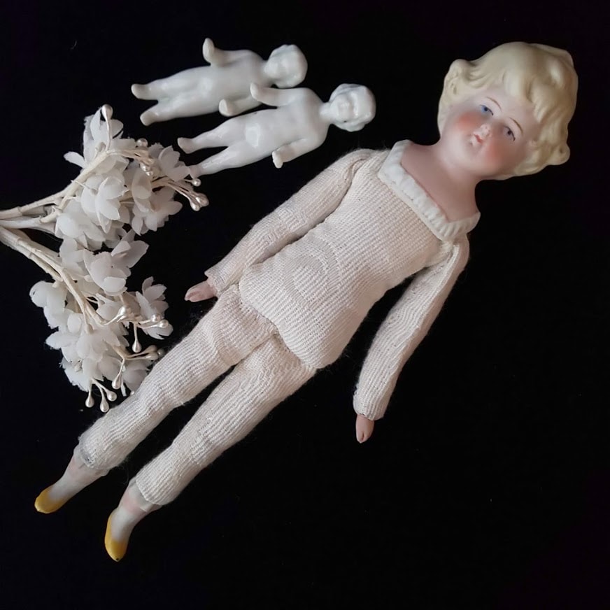 ビスク ヘッド ドール チャイナヘッド パリアン 凝ったモールド