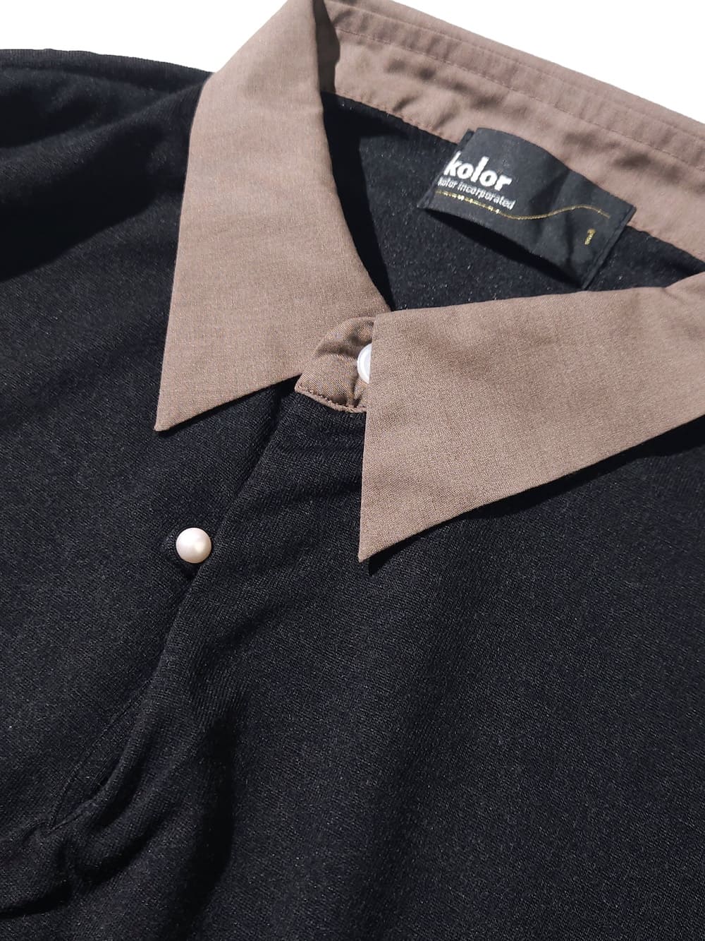 SALE】kolor(カラー) ウール天竺L/Sポロ - COLDBECK ONLINE（コール