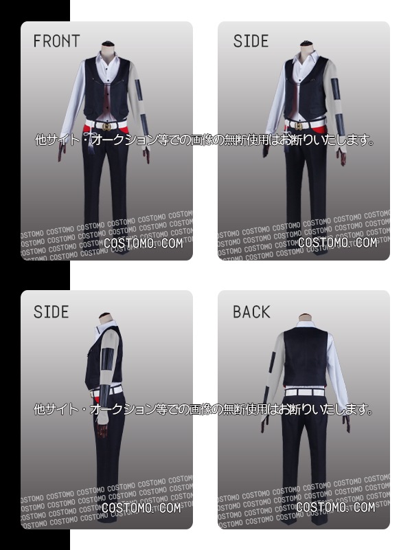 送料無料】※改訂版※ とうらぶ風 緑×白×黒 豊前江