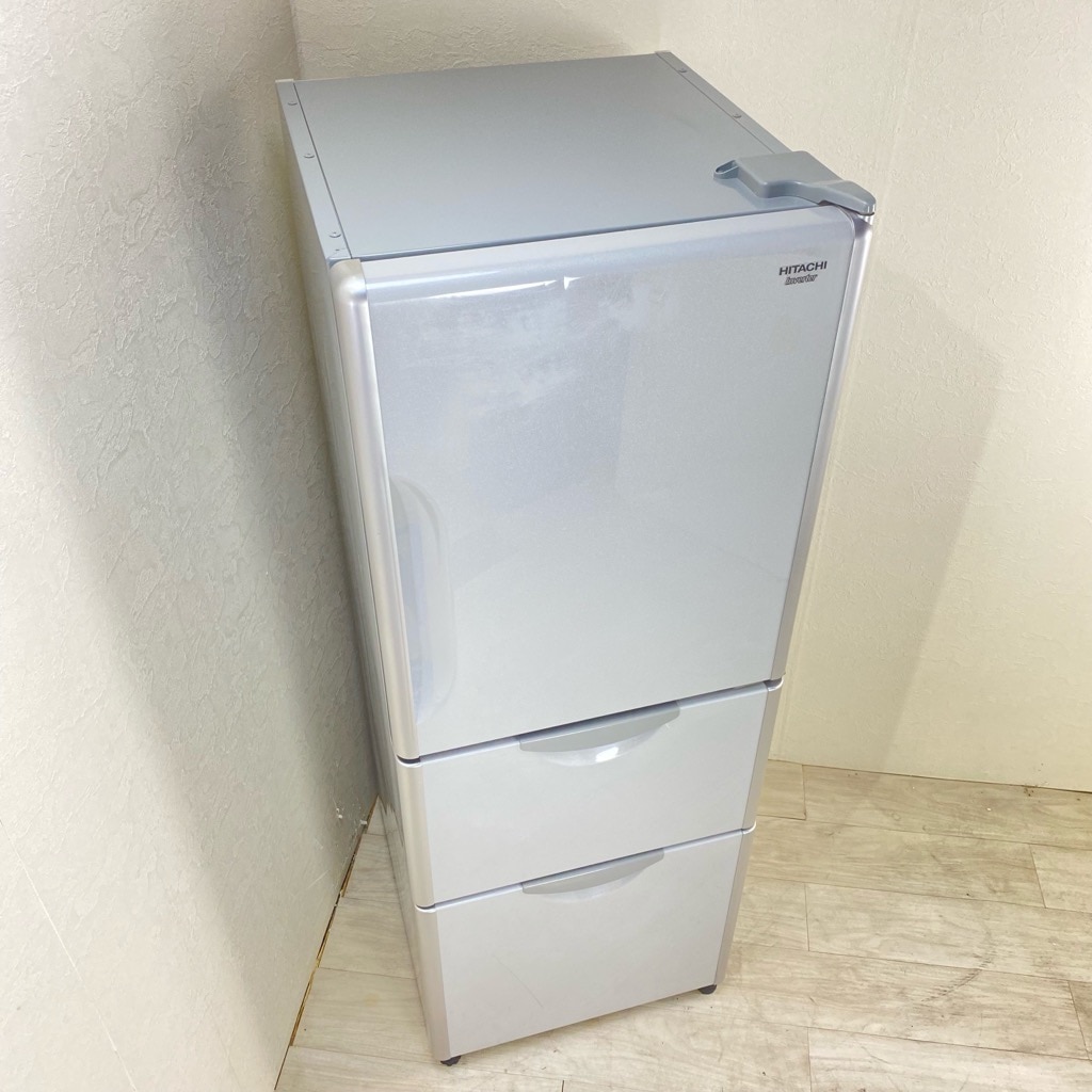 中古 中型冷蔵庫 日立 真空チルド 265L 3ドア R-S270DMV-HM 2013年製