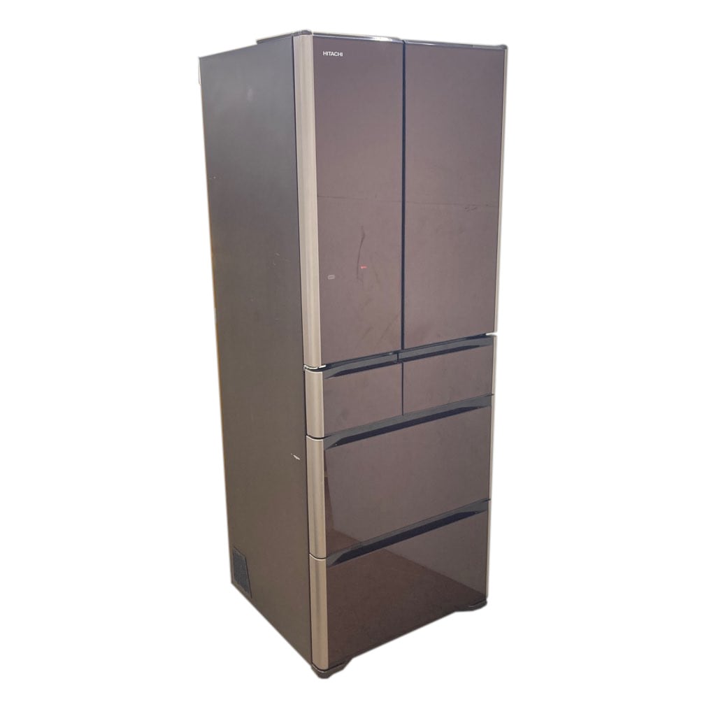 中古近郊自社便可 送料格安 475L日立 6ドア冷蔵庫 R-G4800F-XT 2016年