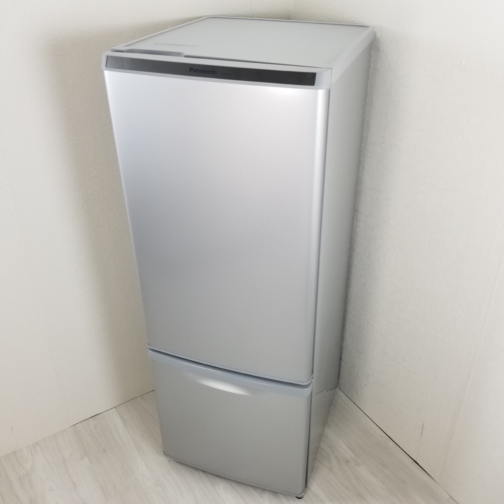 中古 ちょっと大き目 2ドア冷蔵庫 パナソニック 168L 2016年製 冷蔵庫
