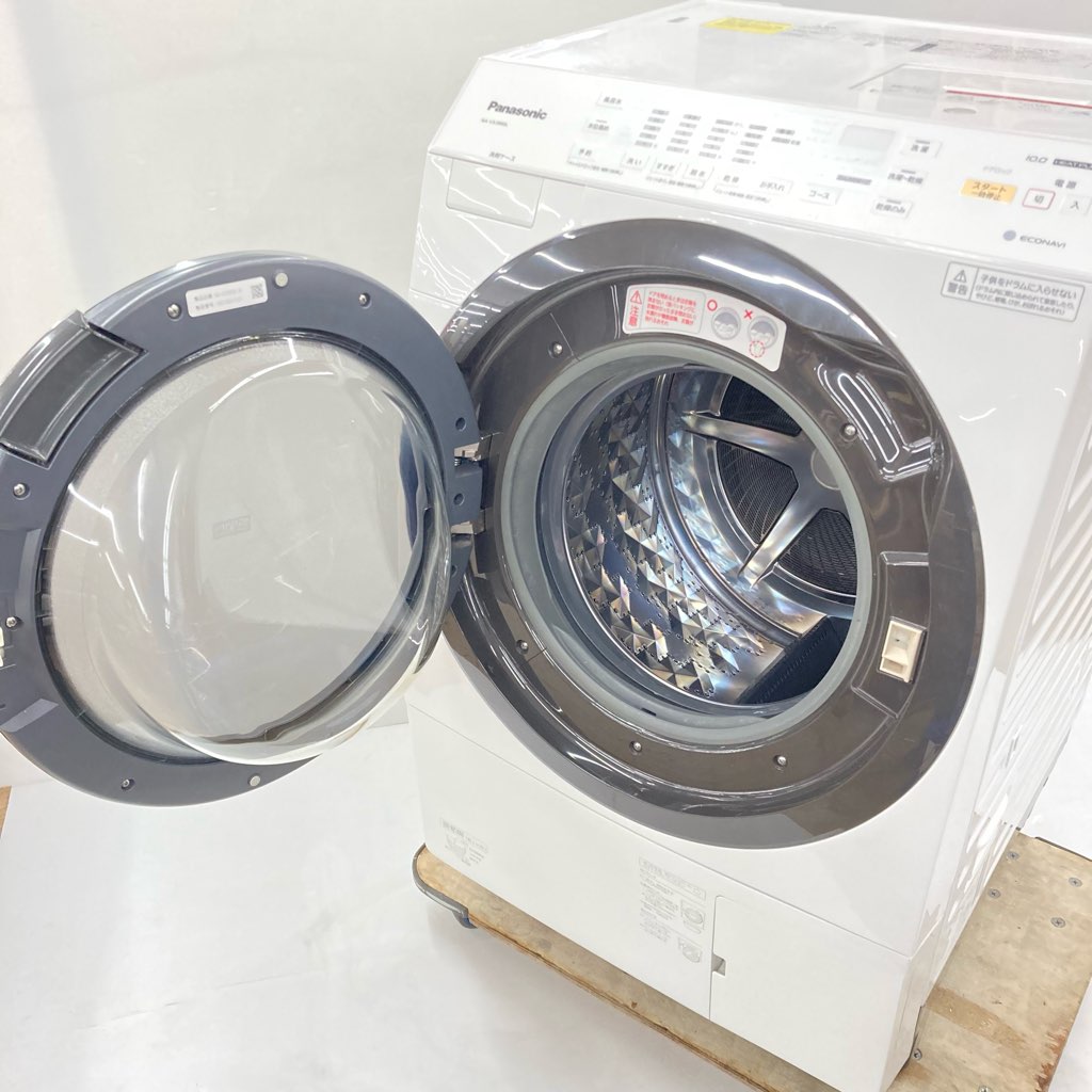 中古 人気 パナソニック 10.0kg 6.0kg ドラム式洗濯乾燥機 NA-VX3900L