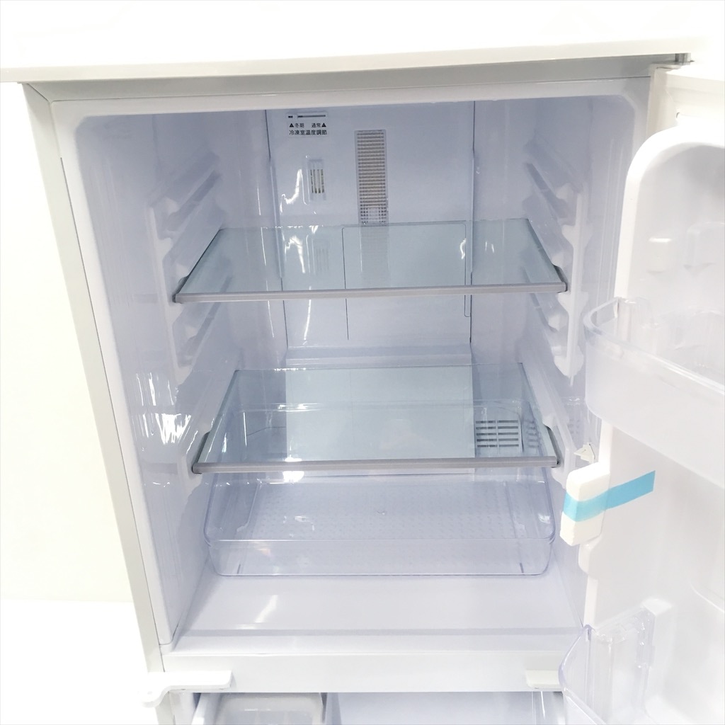 SHARP 137L 冷凍冷蔵庫 SJ-D14C-W 2017年製 中古