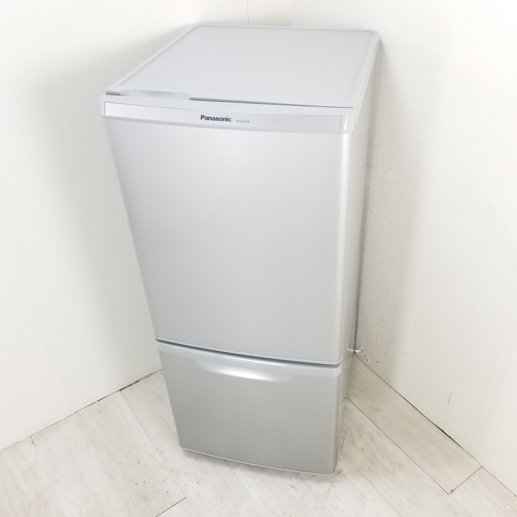 中古 138L 2ドア冷蔵庫 パナソニック NR-B145W-S シルバー 2012年製