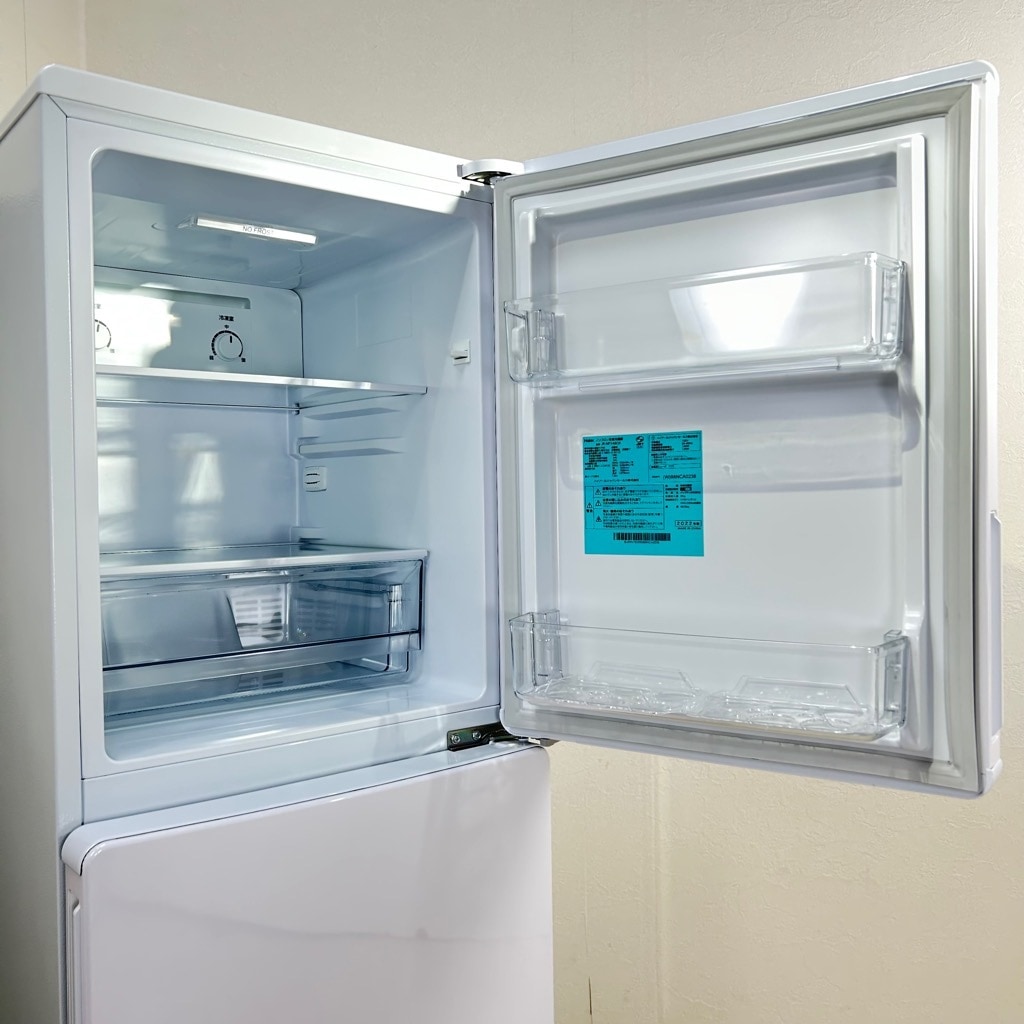 中古高年式 148L 2ドア冷蔵庫 ハイアール JR-NF148CK 2022年製