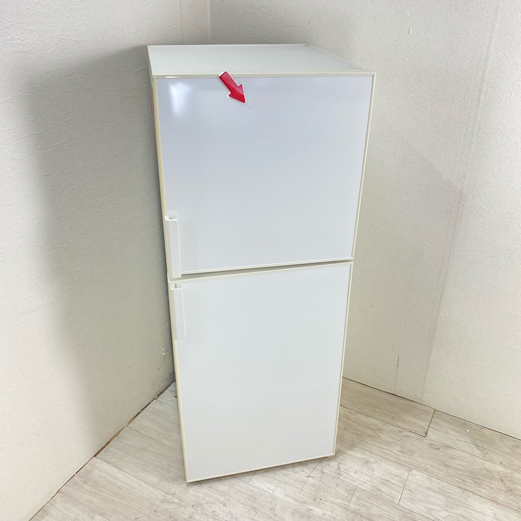 中古 137L 2ドア冷蔵庫 人気の無印良品 AMJ-14D-1 2015年製 ホワイト