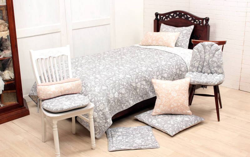 ふくれ織 クッションカバー 約45×45cm [fuku-ori days]｜インテリア